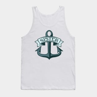 Sister Ships Anchor Tank Top